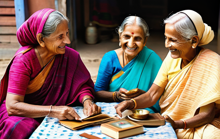 노인 의사소통 기술 - Bridging Generations with Technology**
"A cheerful and brightly lit scene showing an elderly Ben... 노인 의사소통 기술 - Bridging Generations with Technology**
"A cheerful and brightly lit scene showing an elderly Ben...