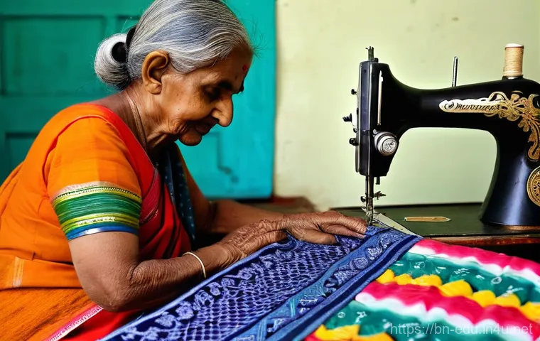 노인 직업 교육 - **Digital Empowerment for a Bengali Elder**
    "A heartwarming, brightly lit, medium shot of an eld...