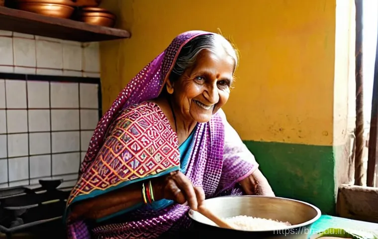노인 직업 교육 - **Artisanal Creations by a Bengali Elder**
    "A close-up, well-lit shot of an elderly Bengali woma...