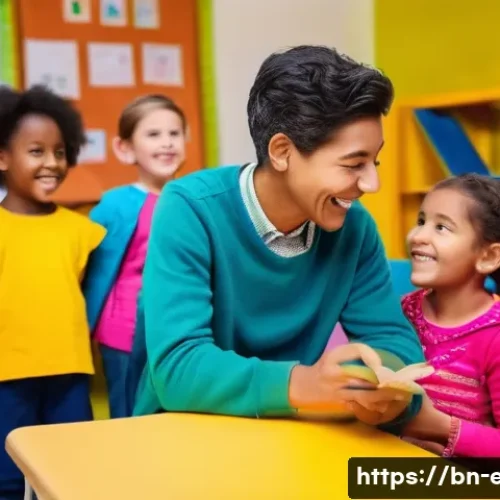 Home 24 어린이 발표 훈련 - A heartwarming scene capturing a diverse group of children, aged 5-7, wearing colorful, comfortable ...