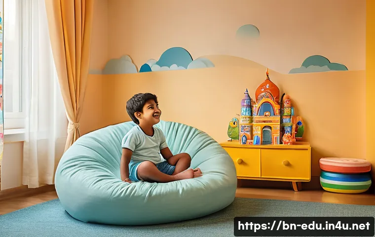 아동 인터뷰 교육 - A warm and inviting interview room designed for children, featuring soft pastel walls decorated with...